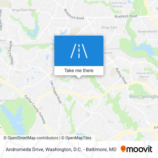 Andromeda Drive map