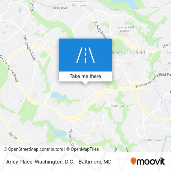 Arley Place map