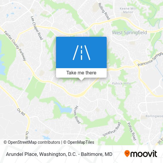 Mapa de Arundel Place