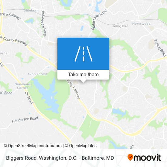 Mapa de Biggers Road