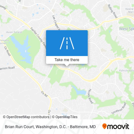 Mapa de Brian Run Court