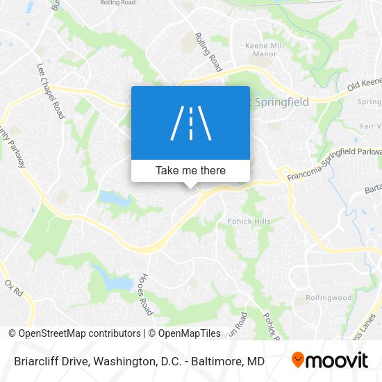 Mapa de Briarcliff Drive