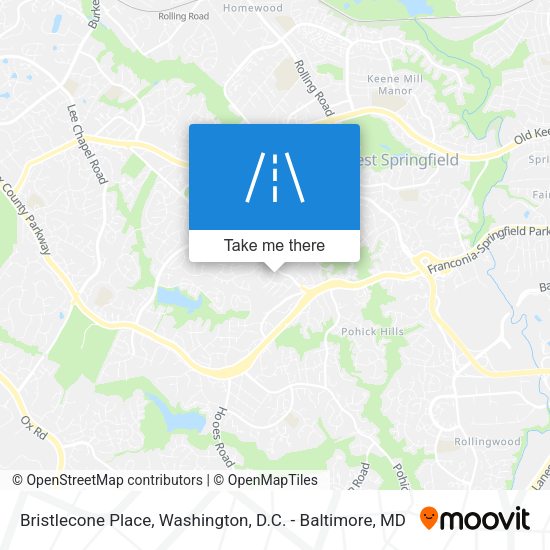Mapa de Bristlecone Place