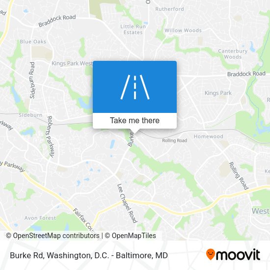 Burke Rd map