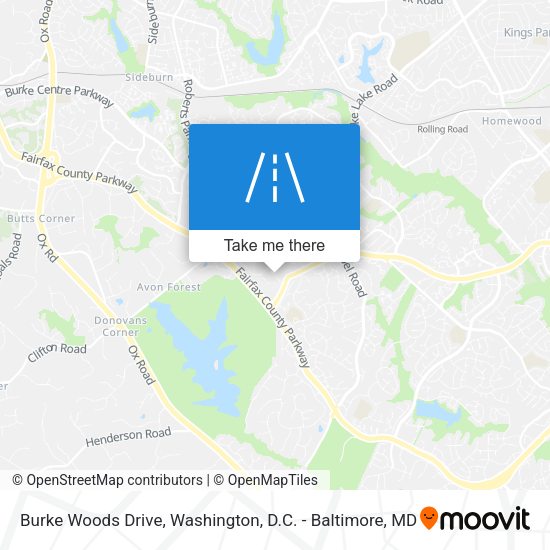Burke Woods Drive map