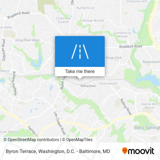 Mapa de Byron Terrace