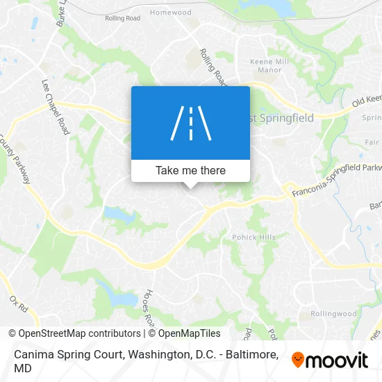 Canima Spring Court map
