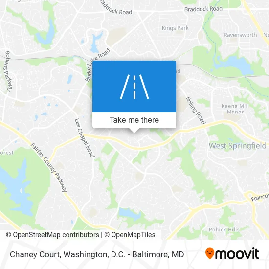 Chaney Court map