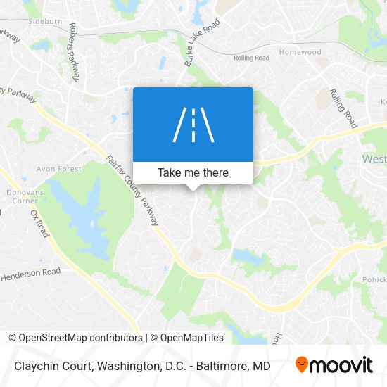 Claychin Court map