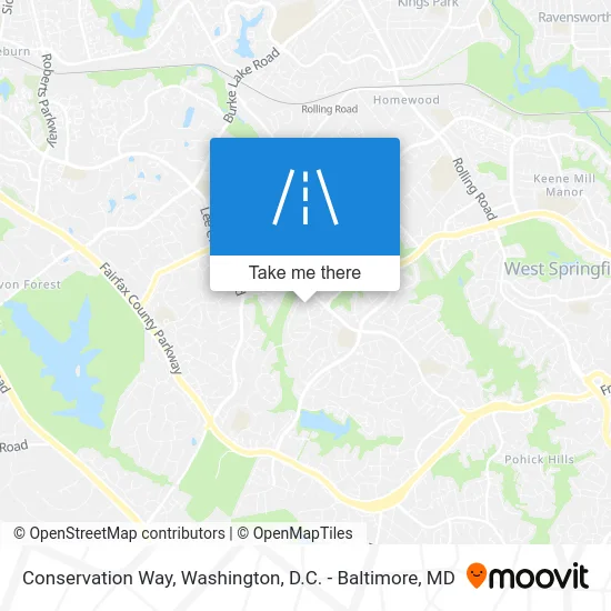 Conservation Way map