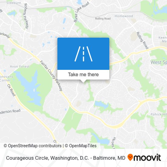 Mapa de Courageous Circle