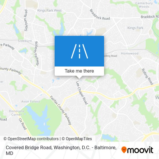 Mapa de Covered Bridge Road