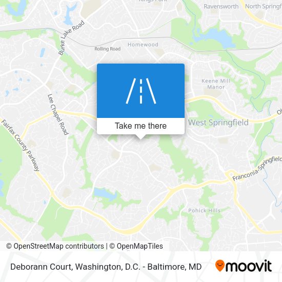 Deborann Court map