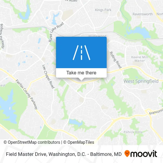 Field Master Drive map