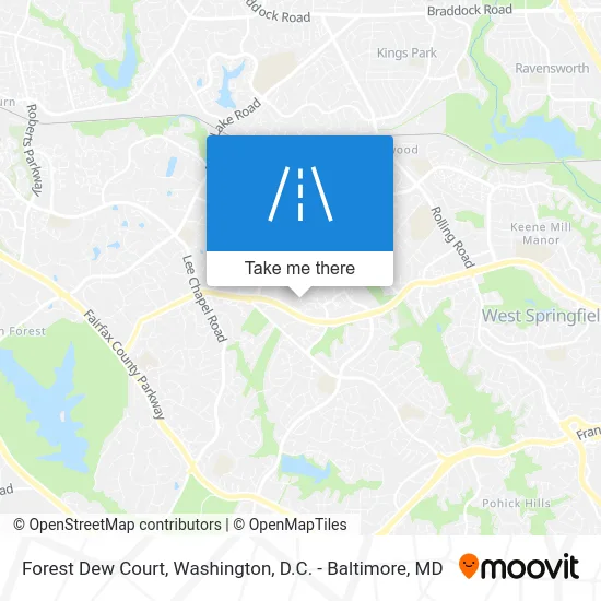 Forest Dew Court map