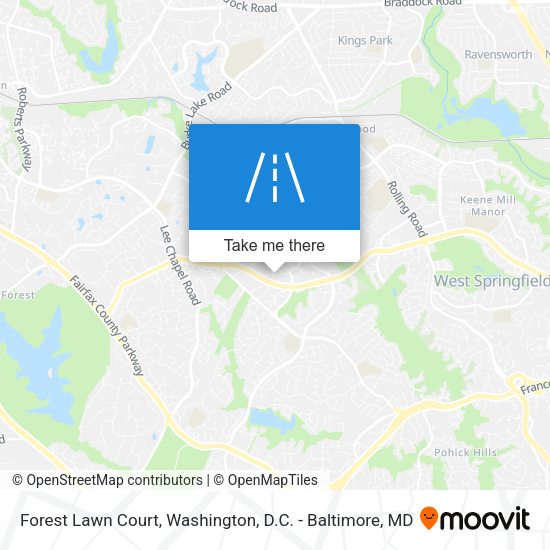 Mapa de Forest Lawn Court