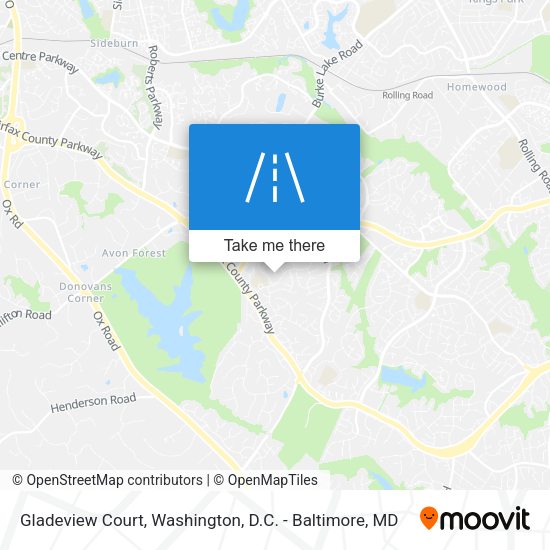 Gladeview Court map