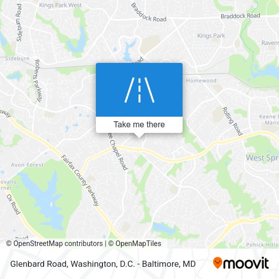 Mapa de Glenbard Road