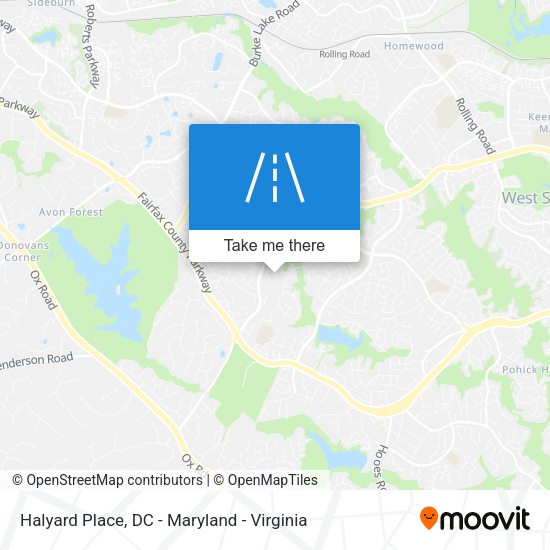 Mapa de Halyard Place