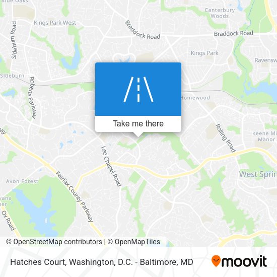 Hatches Court map