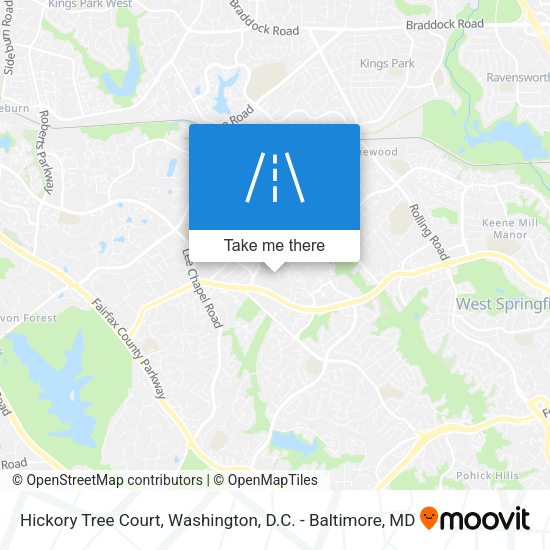 Hickory Tree Court map