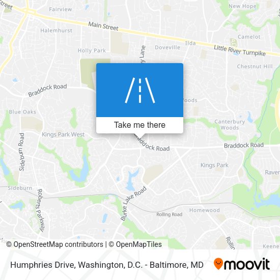 Mapa de Humphries Drive