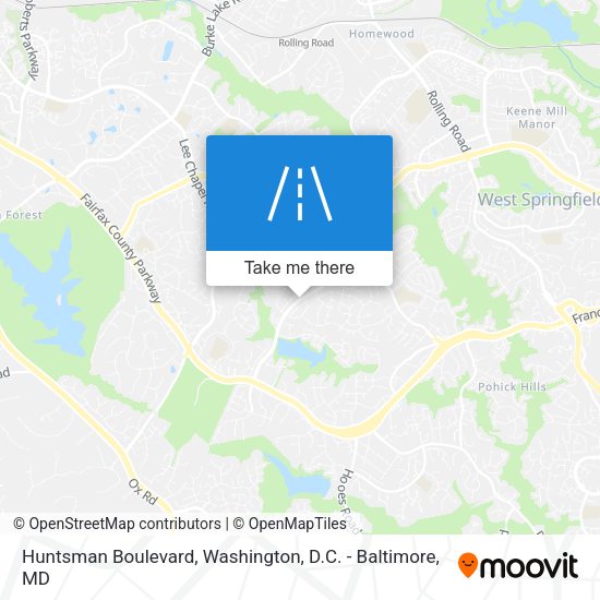 Huntsman Boulevard map