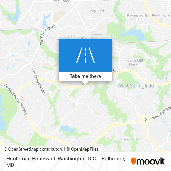Huntsman Boulevard map