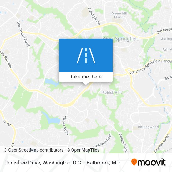 Innisfree Drive map