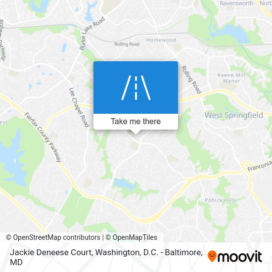 Jackie Deneese Court map