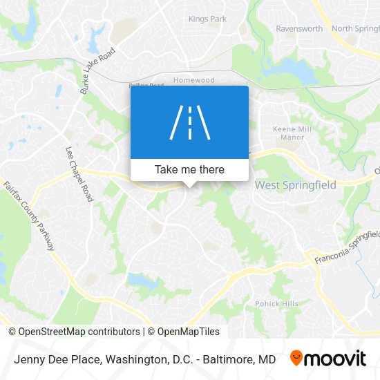 Mapa de Jenny Dee Place