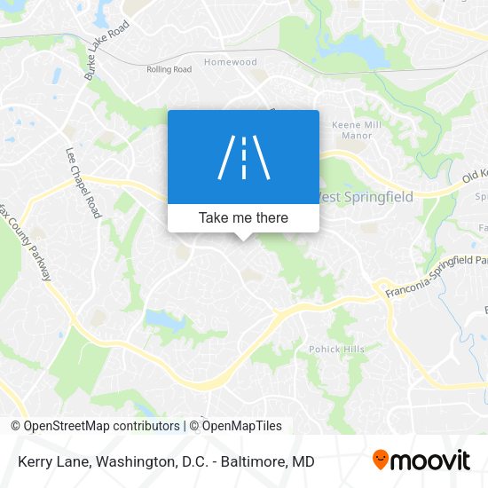 Mapa de Kerry Lane