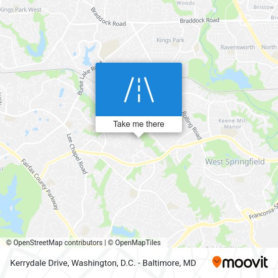 Kerrydale Drive map