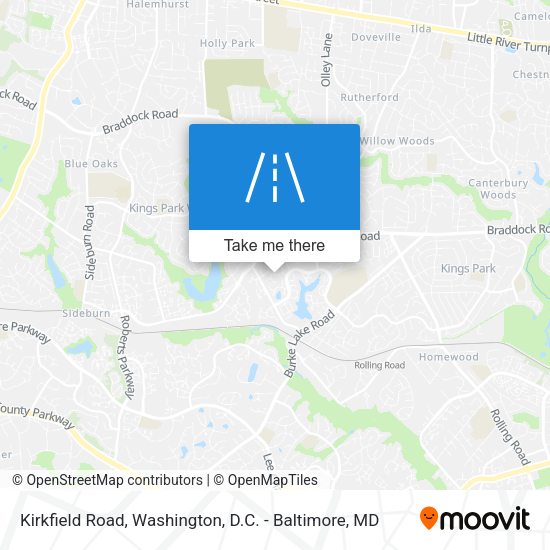 Mapa de Kirkfield Road