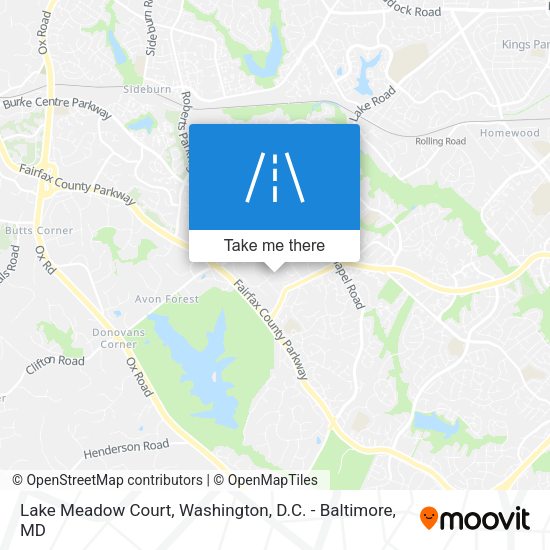 Lake Meadow Court map