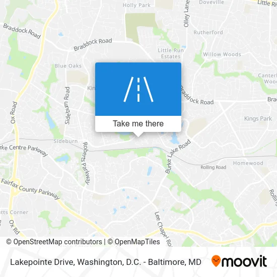 Lakepointe Drive map