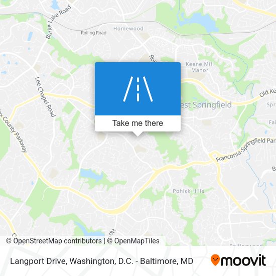 Langport Drive map