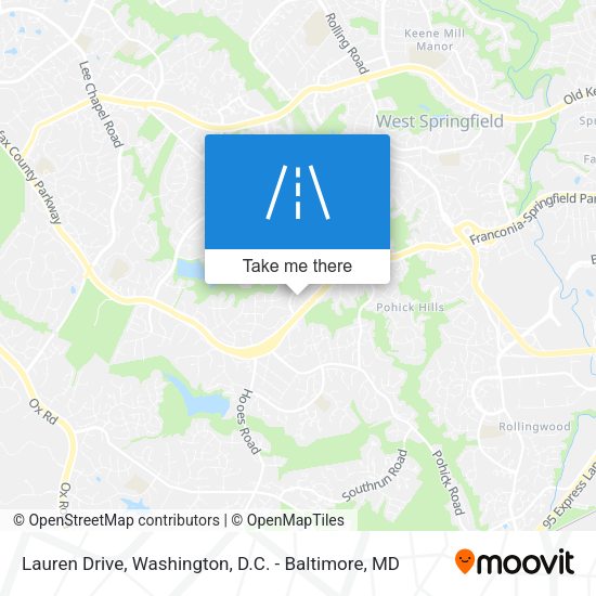 Lauren Drive map