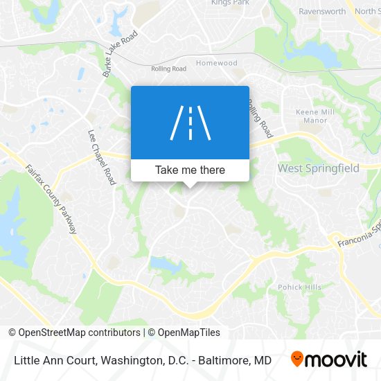 Little Ann Court map
