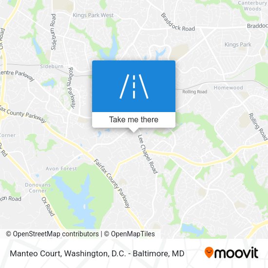 Manteo Court map