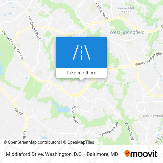Middleford Drive map