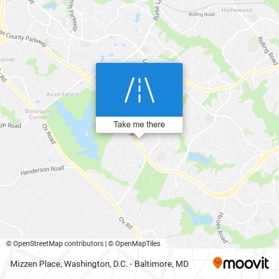 Mizzen Place map