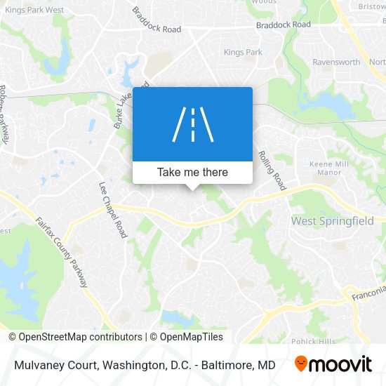 Mapa de Mulvaney Court
