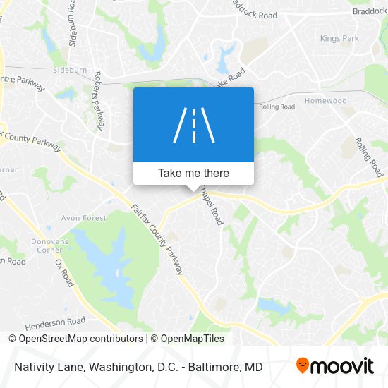 Mapa de Nativity Lane
