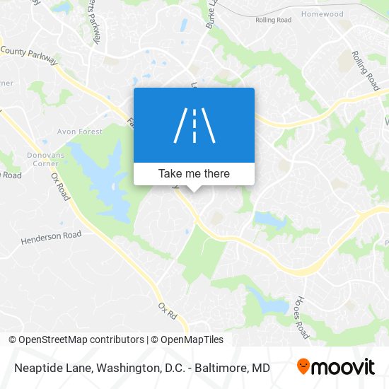 Mapa de Neaptide Lane