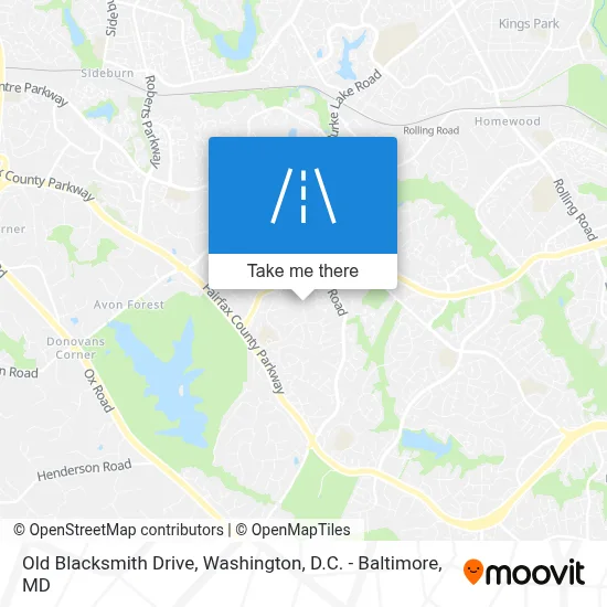 Old Blacksmith Drive map