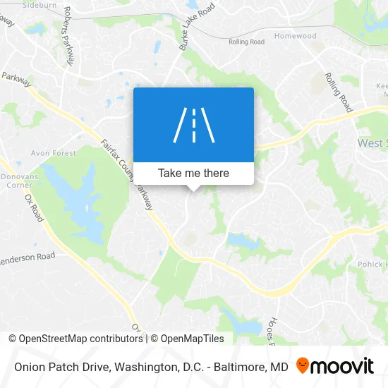 Onion Patch Drive map