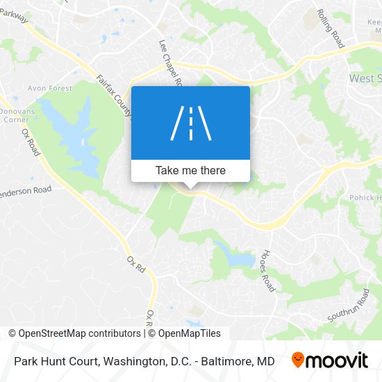 Mapa de Park Hunt Court