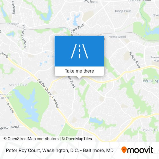 Mapa de Peter Roy Court