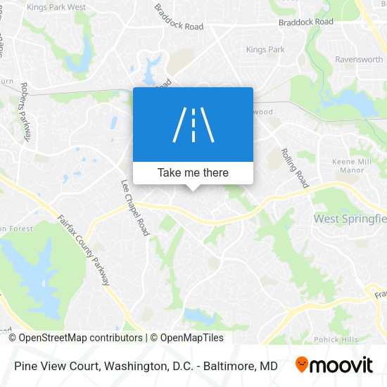Pine View Court map
